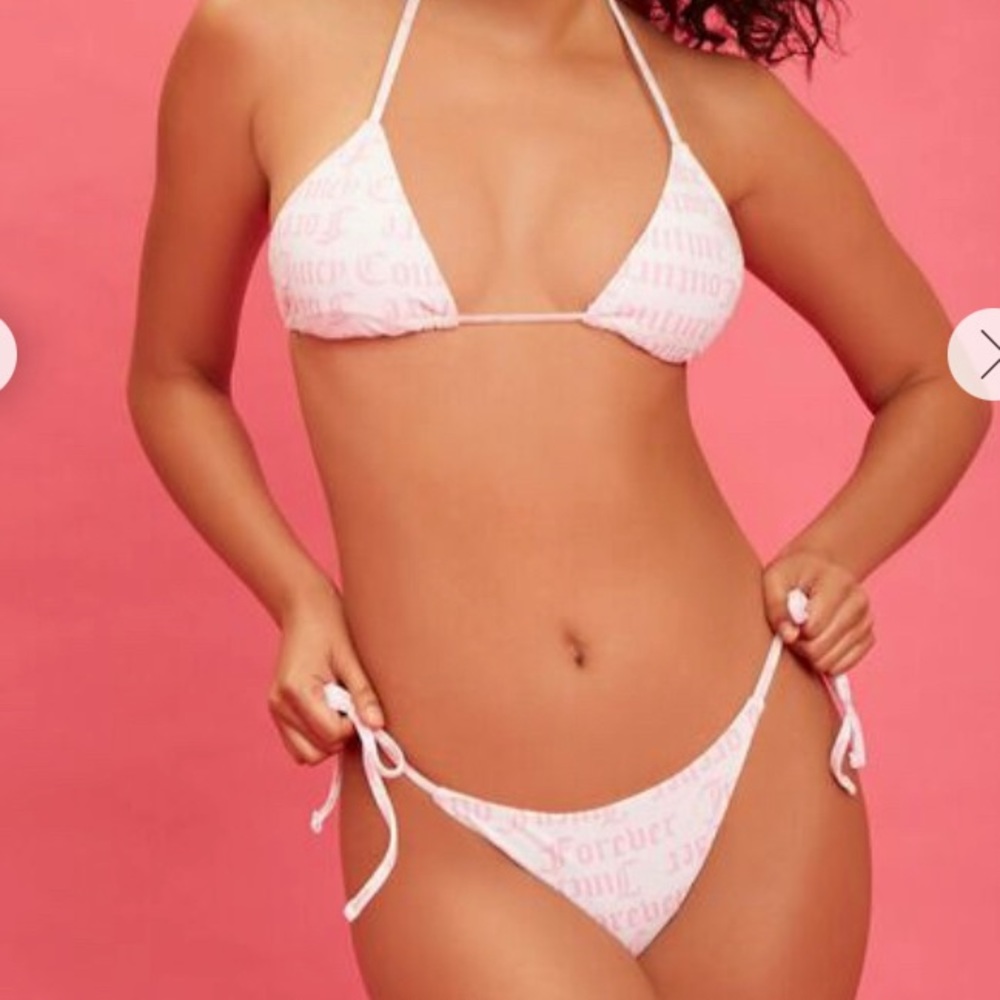 Juicy couture x forever 21 bikini set